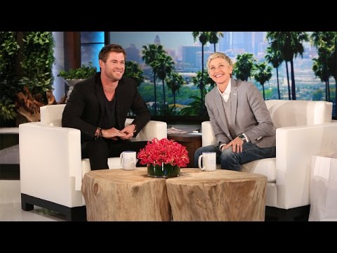 Ellen’s Hot Guys: Chris Hemsworth Speaks Some Strange Languages