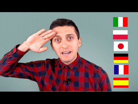 Speaking Italian, German, Japanese, Polish, Spanish, English and French – Language Challenge
