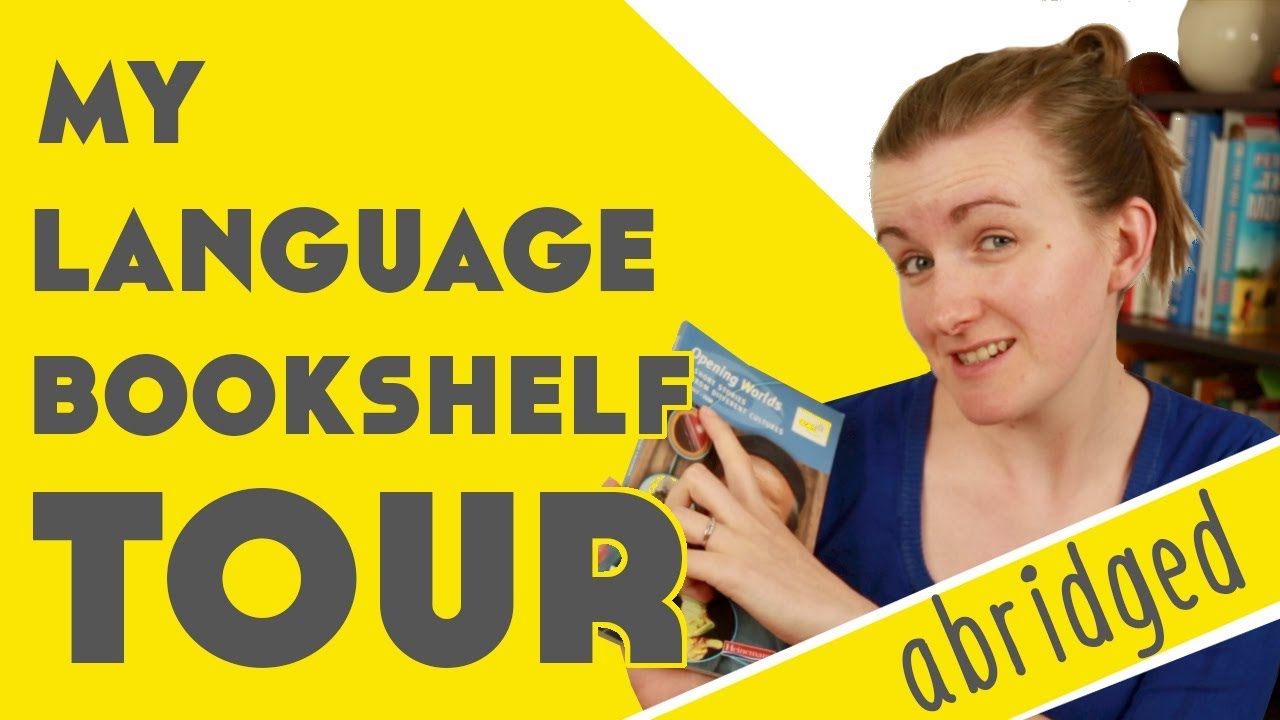My Language Bookshelf Tour – Abridged Version║Lindsay Does Languages Video