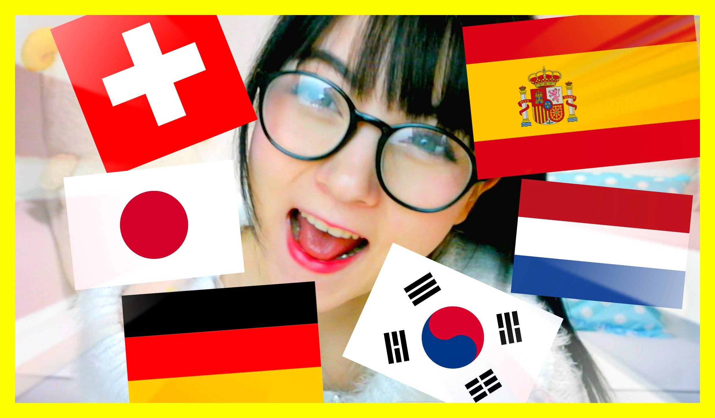 TALKING IN 7 LANGUAGES! German, Japanese, Spanish, Korean, Dutch & Swiss German