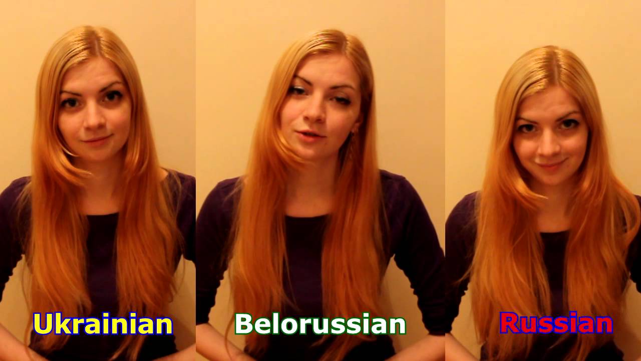 3 slavic languages: Ukrainian, Russian and Belarusian