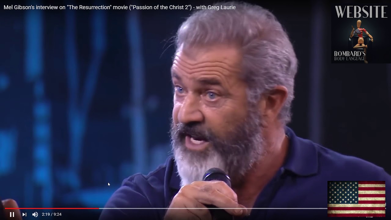 Body Language:  Mel Gibson