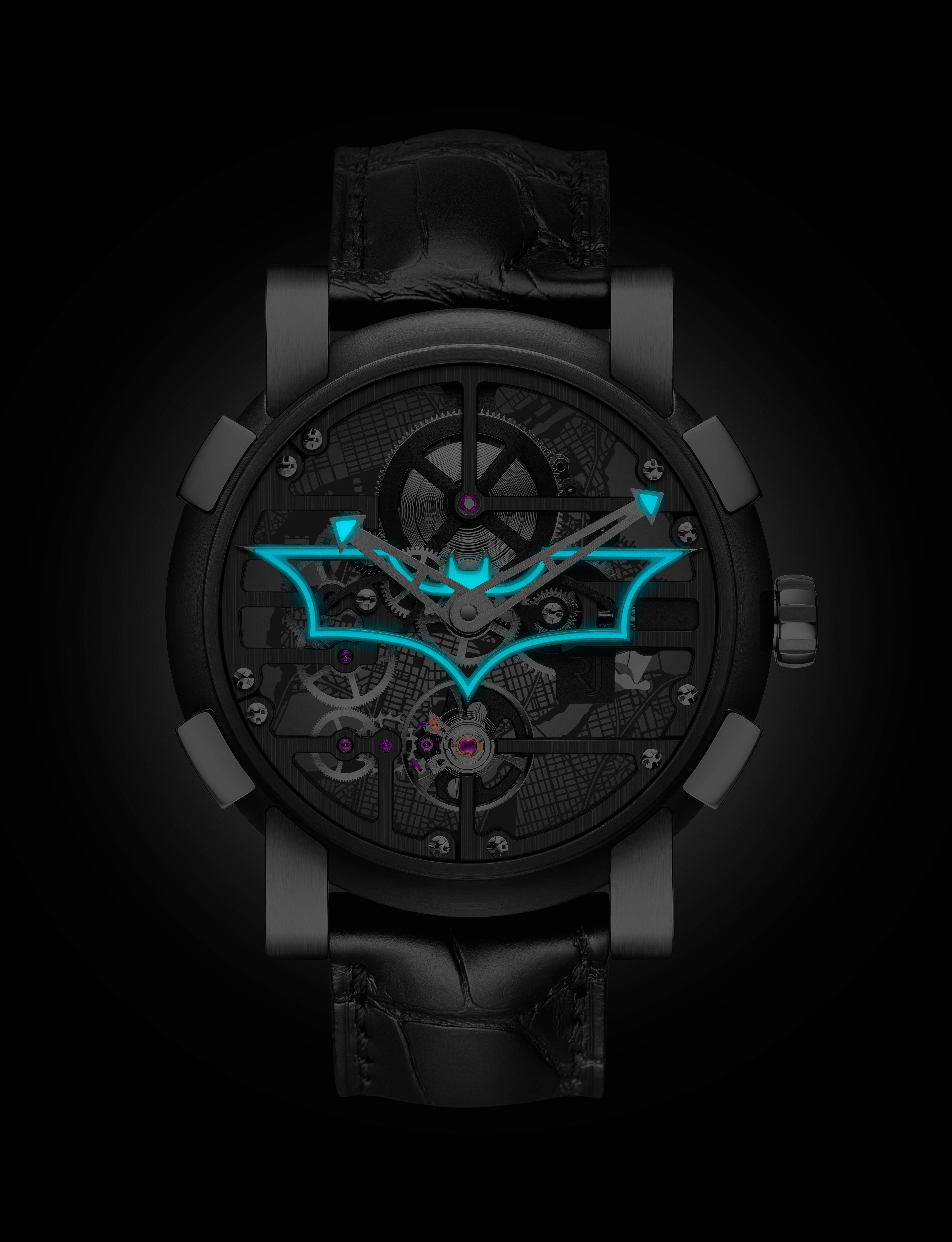 Romain-Jerome builds a Batman watch that tells you your time is up, bat