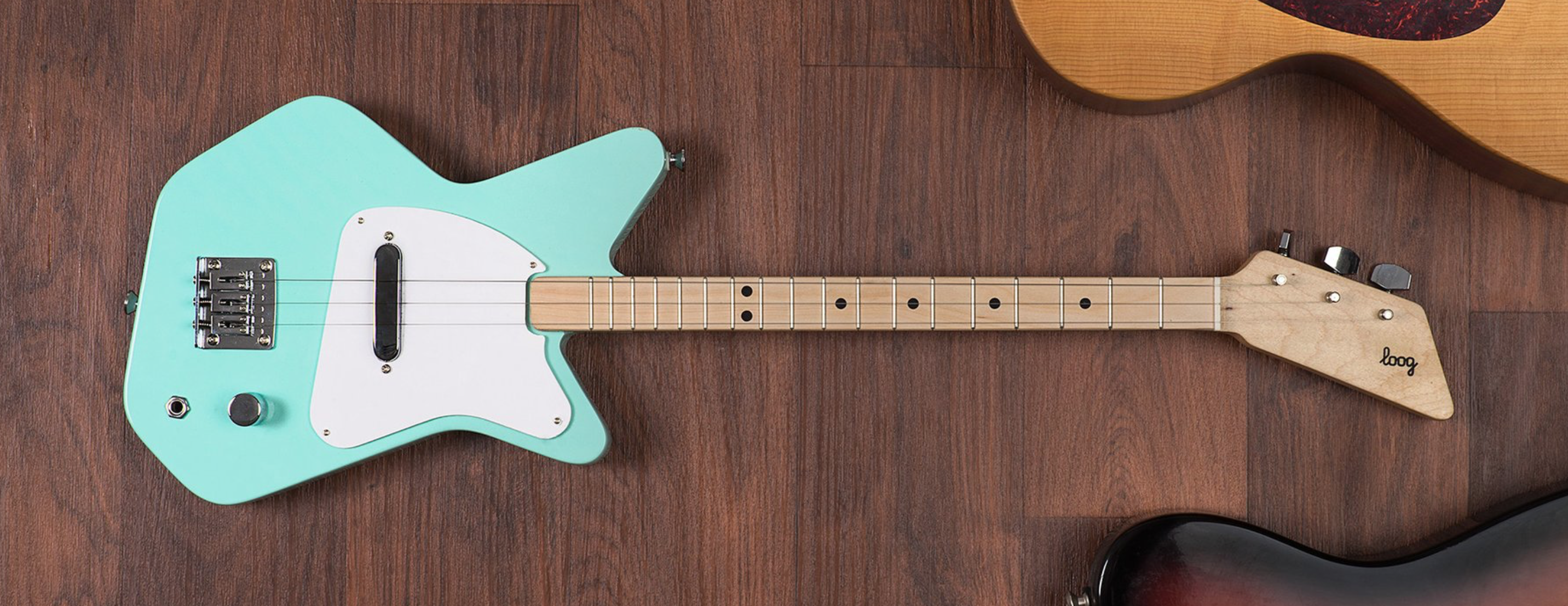The Loog Pro allows children to shred their faces off and/or shout the devil