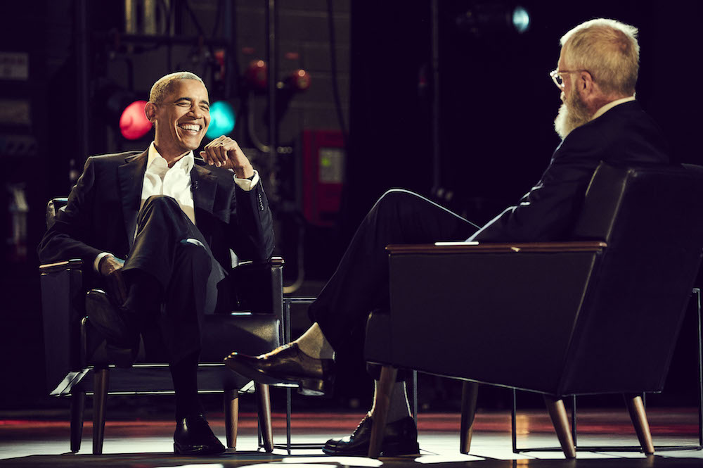 As David Letterman’s first Netflix guest, Barack Obama warns against the ‘bubble’ of social media