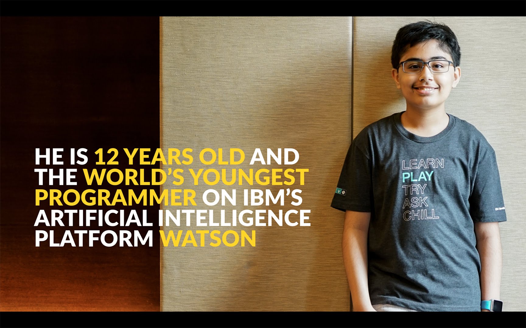 World’s Youngest IBM Watson Programmer