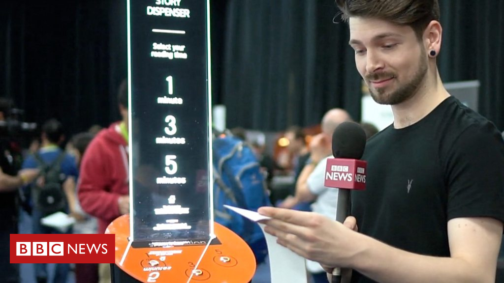 CES 2018: Short story dispenser spits out tales