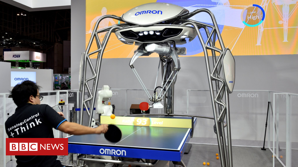 CES 2018: Omron’s ping pong robot keeps ball in play