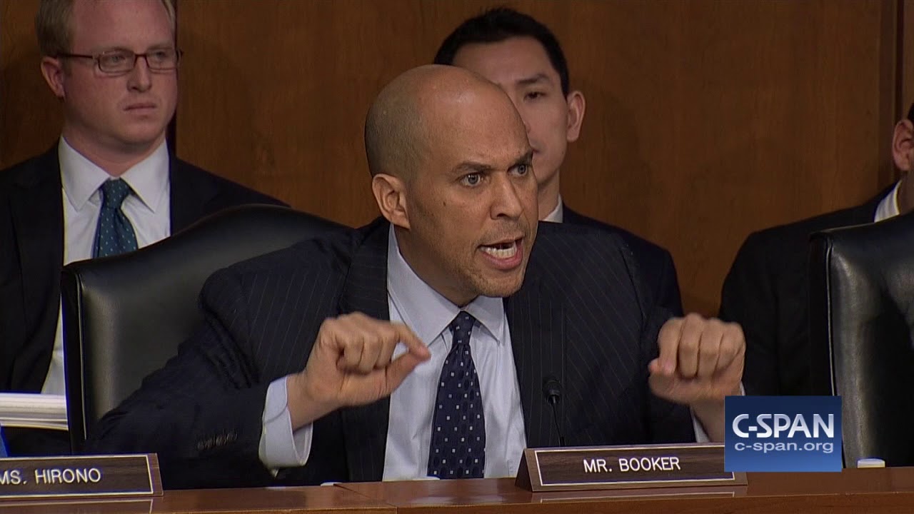 Sen. Booker on language used by Commander-in-chief (C-SPAN)
