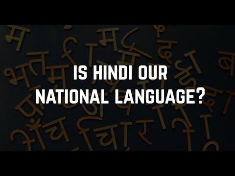 Is Hindi our National Language?