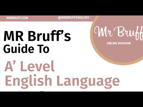 A’ Level English Language: Understanding A01 (1 of 2)
