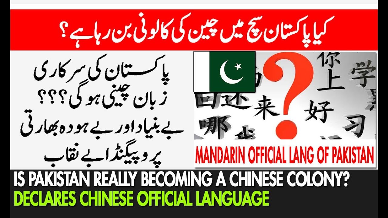 Is Pakistan Really Becoming A Chinese Colony? Senate Declares Chinese Official Language of Pakistan