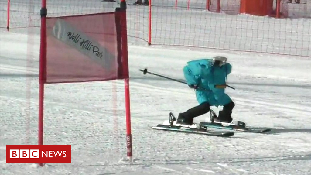 Robots compete in skiing challenge and other news