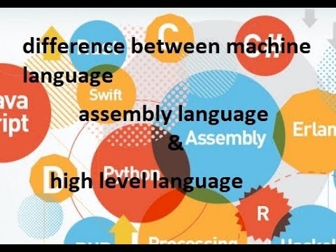 What is the difference between machine language || and assembly language and || high level language