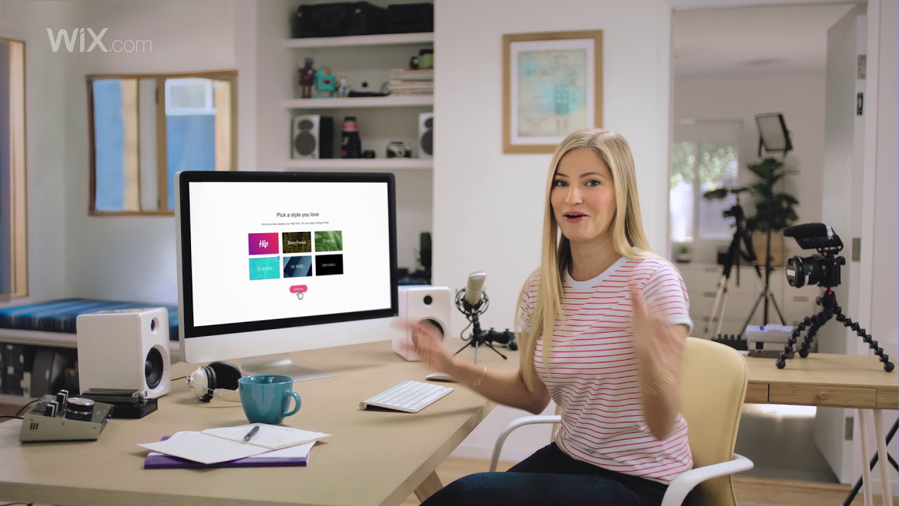 iJustine | Create a Website with Wix Artificial Design Intelligence