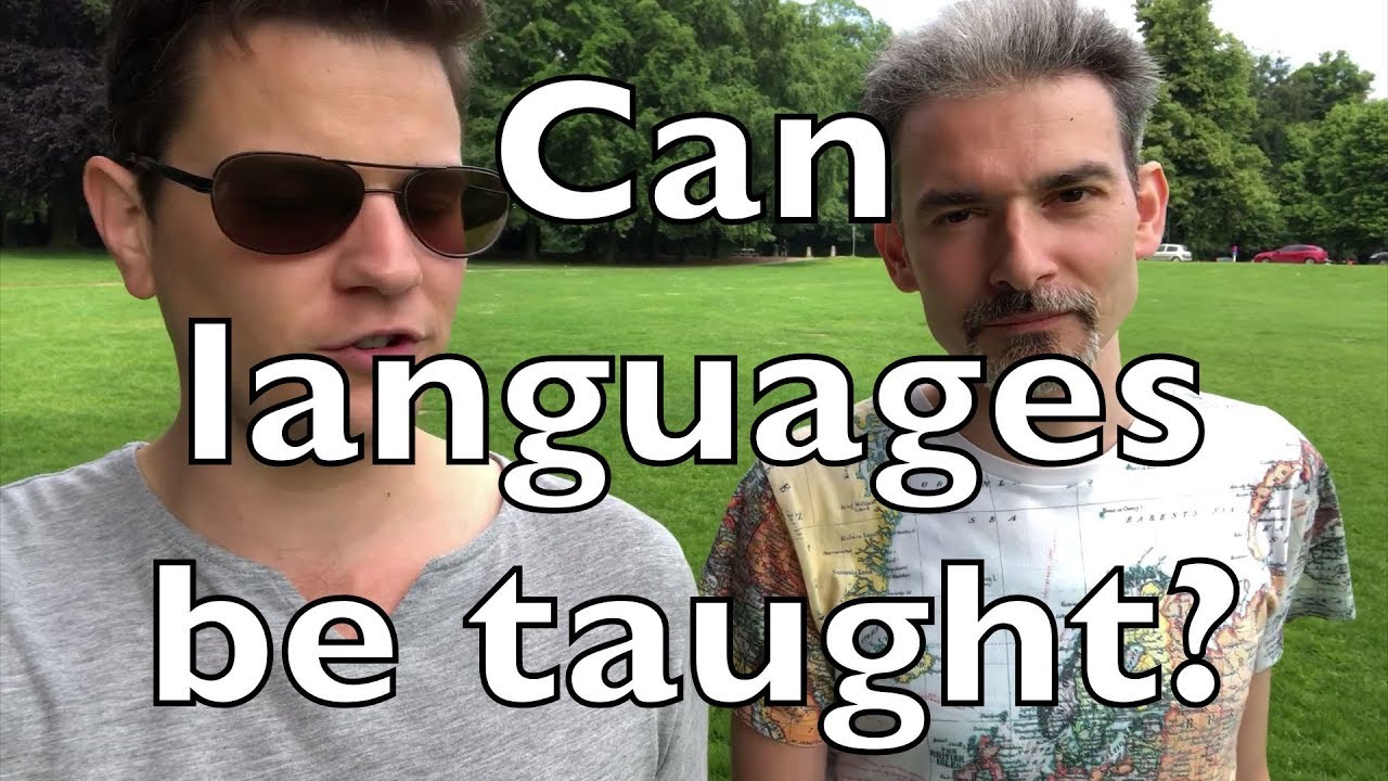 Can languages be taught?