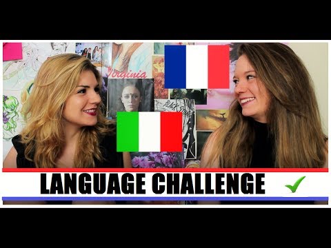 LANGUAGE CHALLENGE | Italian vs French ft Lara