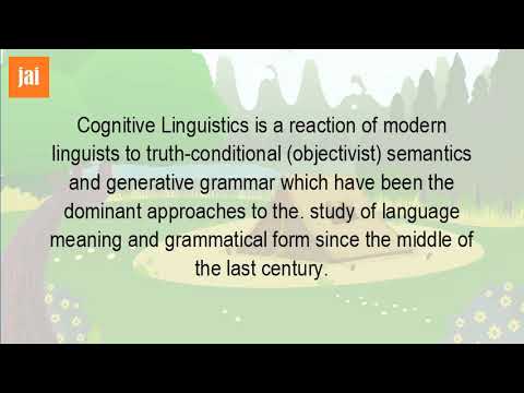 What Is The Cognitive Linguistics?