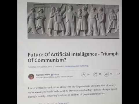 Future of Artificial Intelligence – Triumph of Communism?