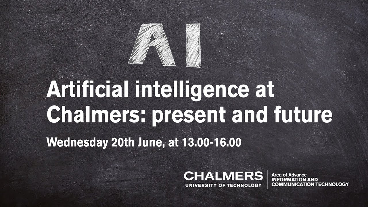 Artificial intelligence at Chalmers: present and future