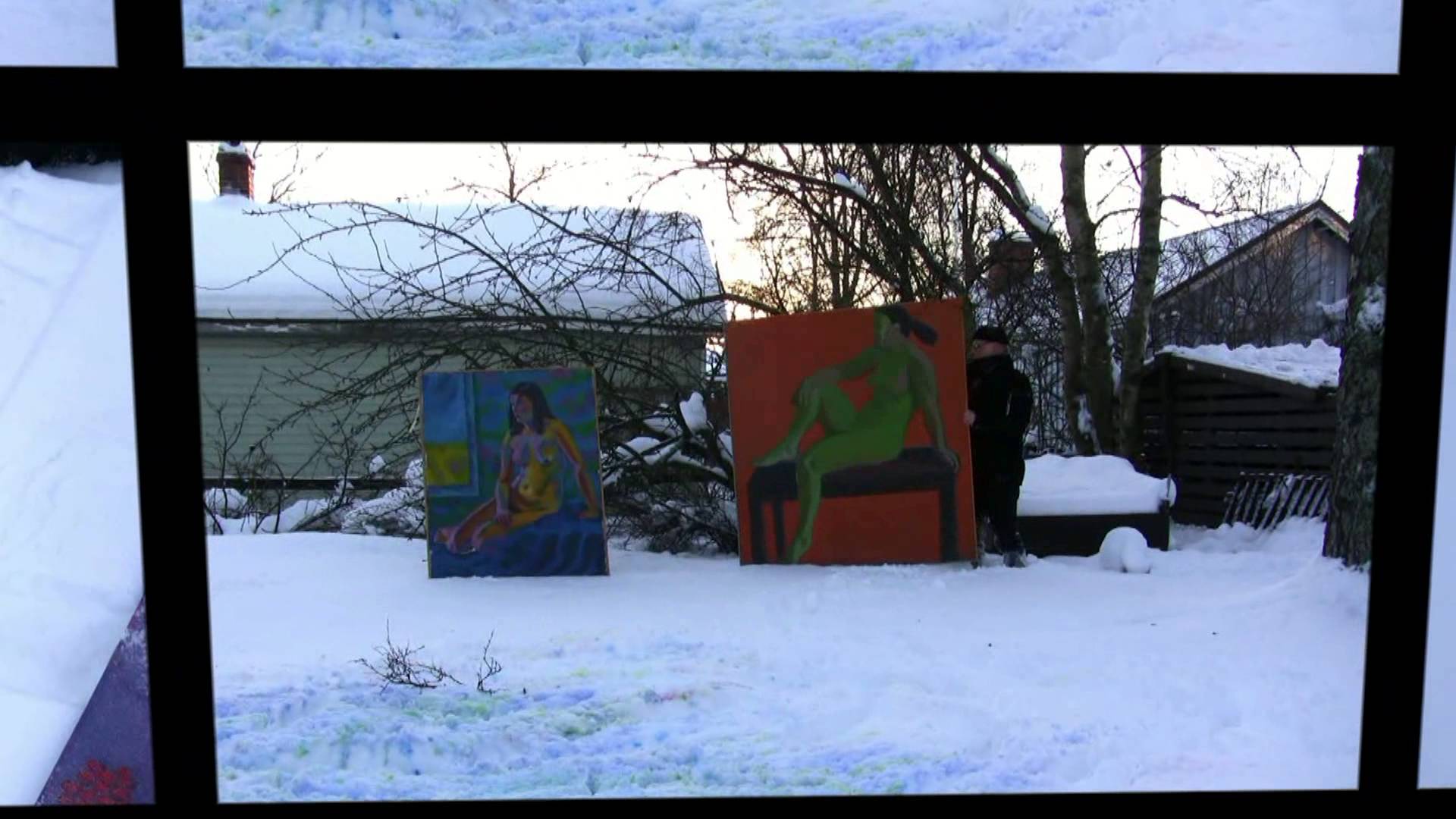 The “Plein Air” -Art Performing, The Surreal Postmodern Winter Voyage!