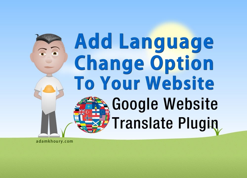 Website Language Translator Google Plugin Tutorial Add Code and Style