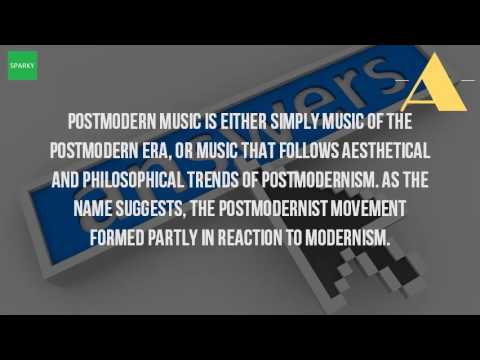 What Is Post Modernism In Music?