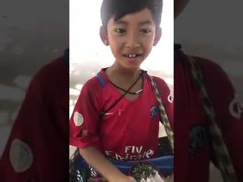 Cambodian boy can speak 15 languages (Not 8 languages)