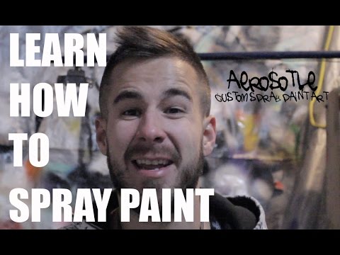 Spray Paint Art Tutorial for Beginners – Space Painting Tutorial Spray Paint – Spray Paint Planets