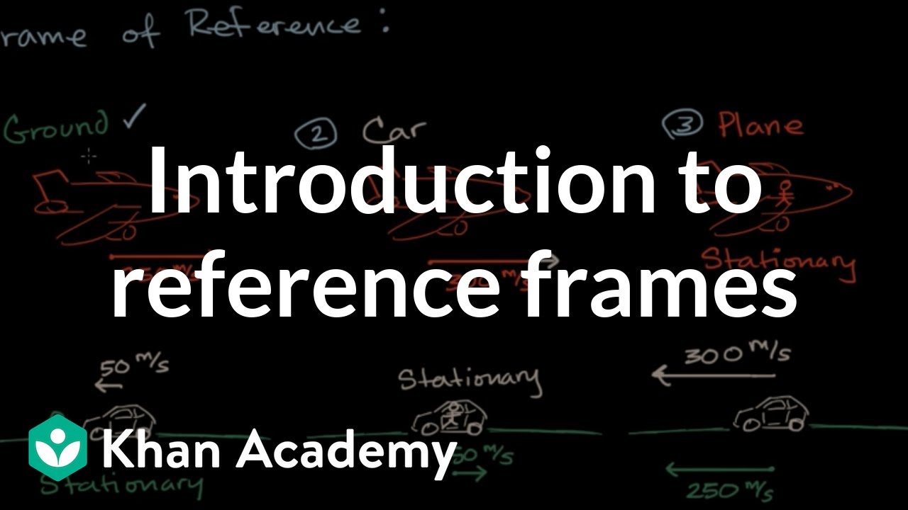 Introduction to frames of reference