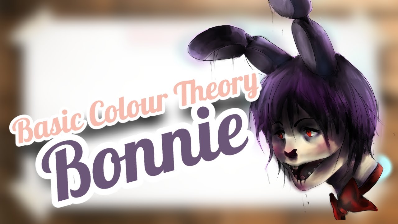 Basic Colour theory ft. Bonnie from Five Nights at Freddy’s fanart | Fundamentals of Digital Art