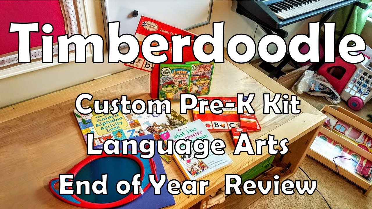 Timberdoodle Pre-k Custom Kit End of Year Language Arts Review