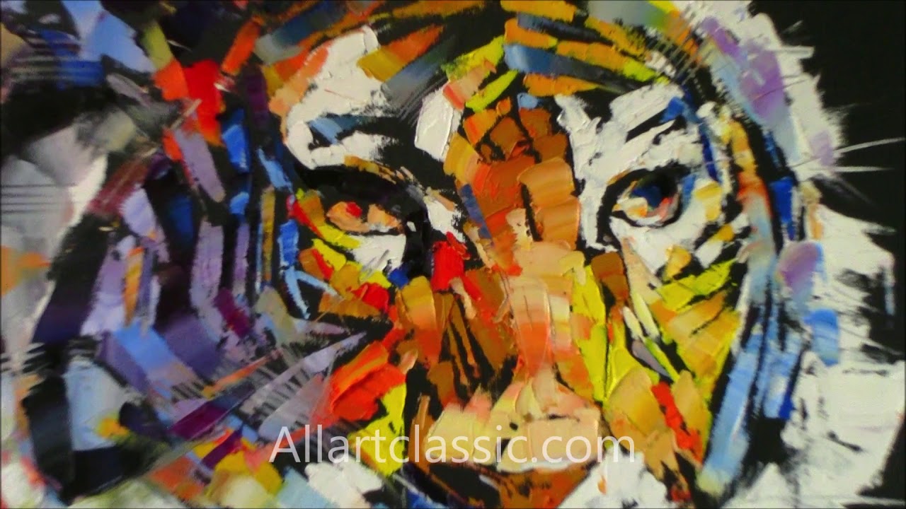 Painting Tiger Modern Art
