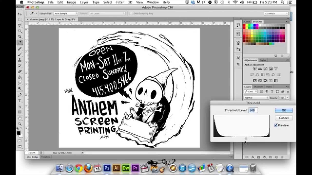 Photoshop for Screen Printing – Fundamentals