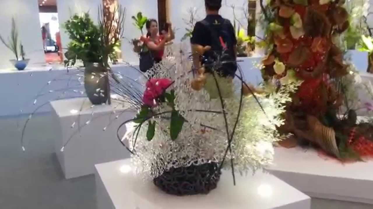 Ikebana Display Exhibition (Friendship through Flowers) 2013 @ Paragon Shopping Centre