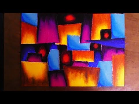 Very Easy Cubism Abstract Painting | Contemporary Art Style