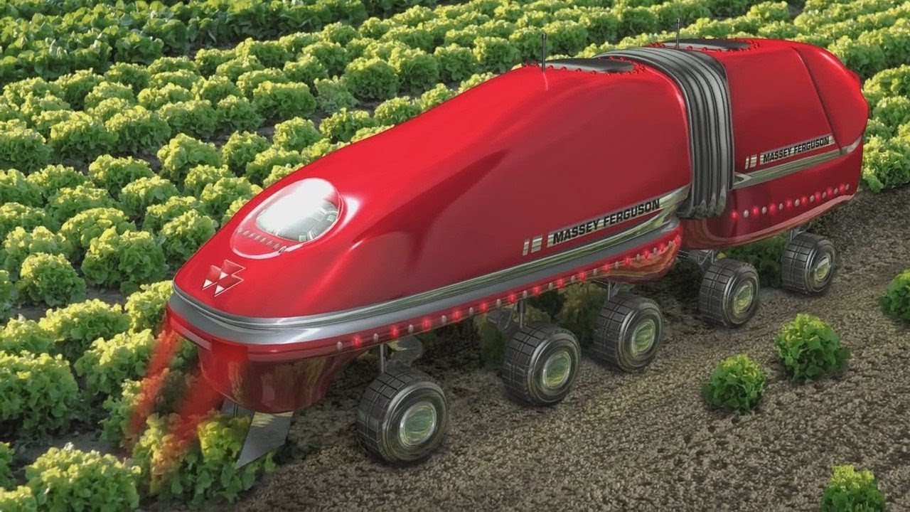 Future Latest Intelligent Technology World Amazing Modern Agriculture Heavy Equipment Mega Machines