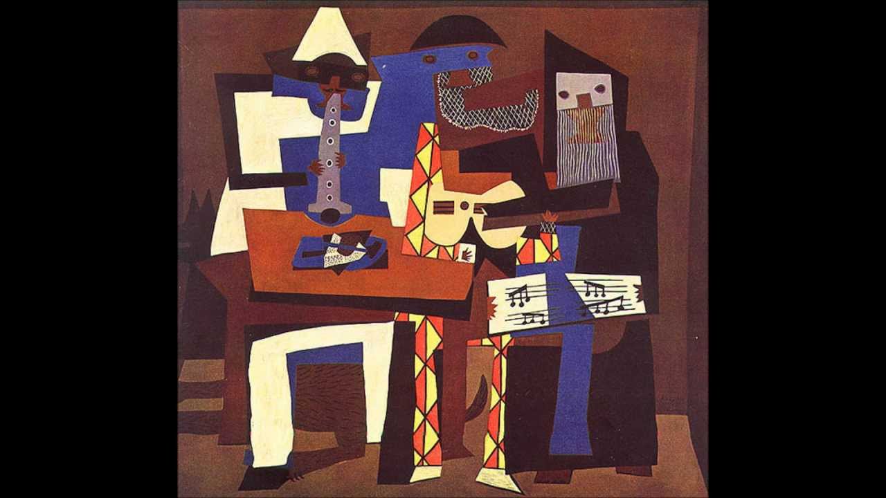 Pablo Picasso Cubist Movement. Music Nana Mouskouri