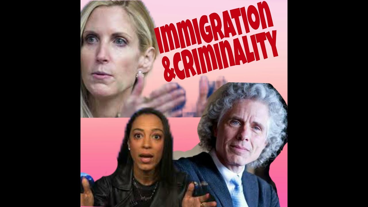 Ann coulter vs steven pinker in a heated DEBATE on IMMIGRATION AND CRIMINALITY.