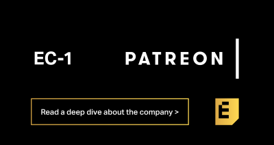 Read a deep dive of Patreon on Extra Crunch