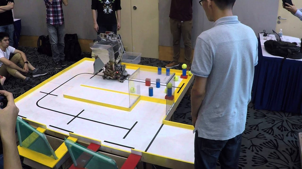 Singapore Robotic Games 2016, Intelligent Robot Contest [1080p]