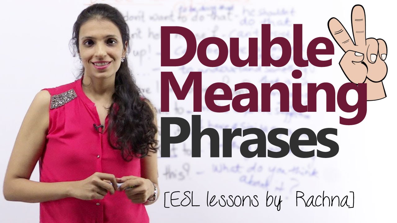 Double meaning phrases in English – Free English lesson