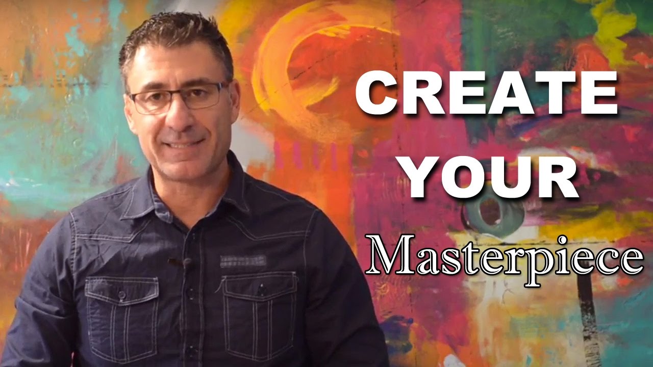 Create your own AWESOME abstract painting. How to paint large modern art