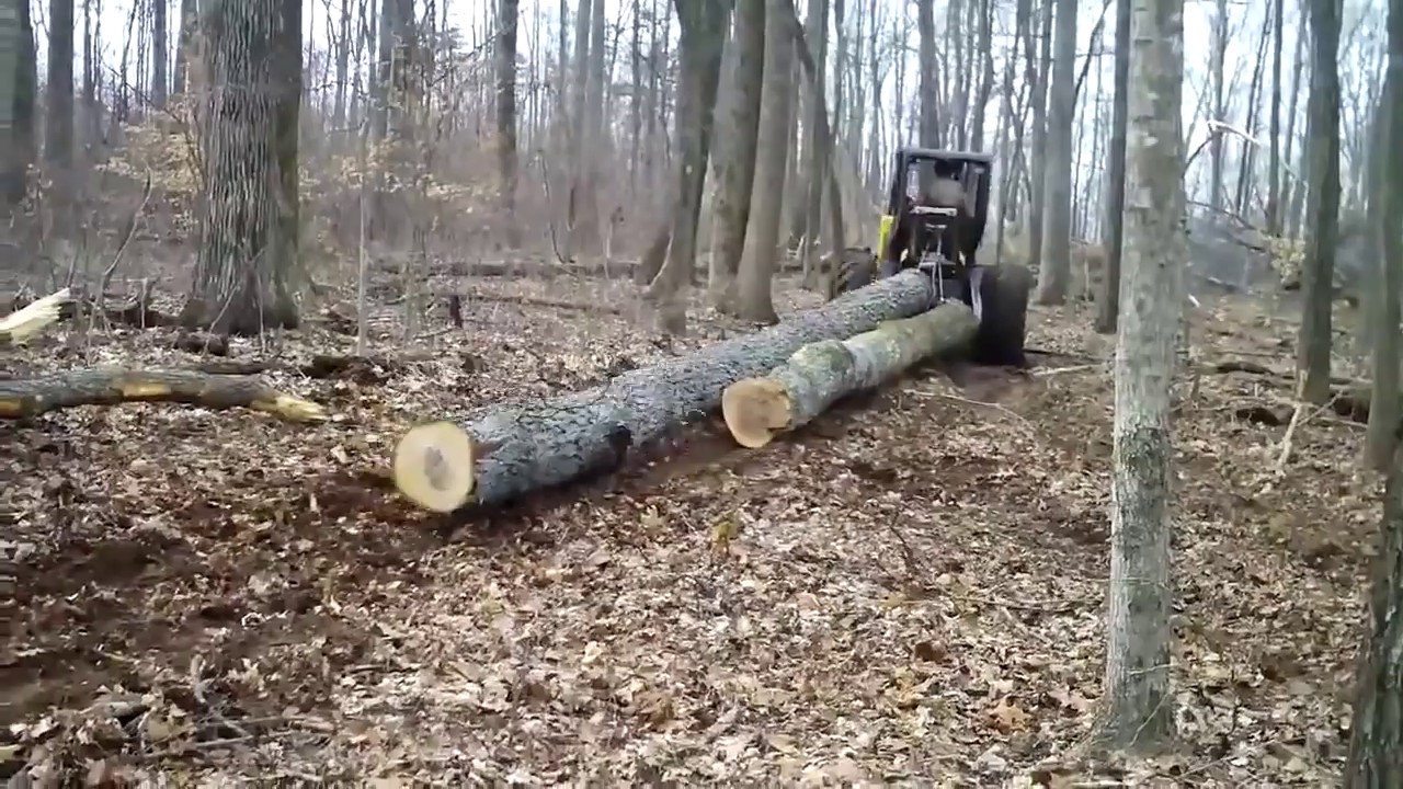 Intelligent Technology Mega Machines Wood Tractor Timberjack Truck Tree Transportation Chainsaw