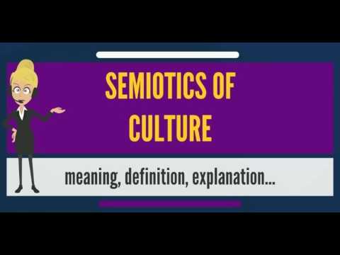 What is SEMIOTICS OF CULTURE? What does SEMIOTICS OF CULTURE mean? SEMIOTICS OF CULTURE meaning