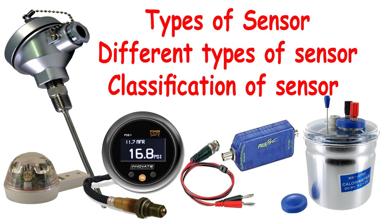 Types of Sensors│ Different types of sensors│ Classification of sensor│