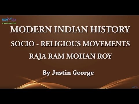 Raja Ram Mohan Roy (Socio – Religious Movements) | Modern Indian History | NEO IAS