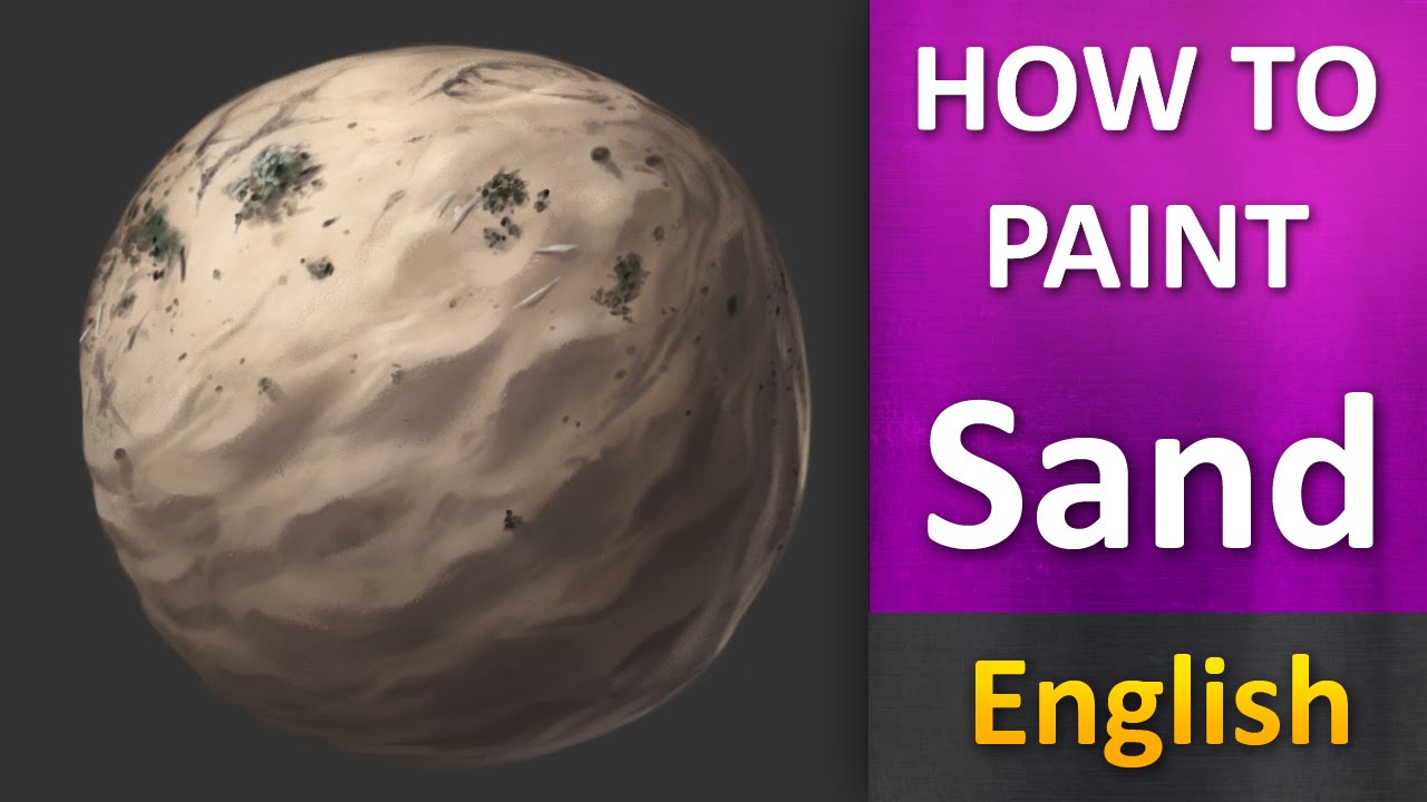 How To Paint in photoshop _ Sand  ENGLISH