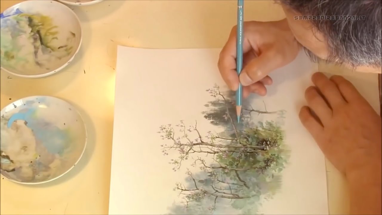 Studio Ghibli Artist Kazuo Oga Painting Process