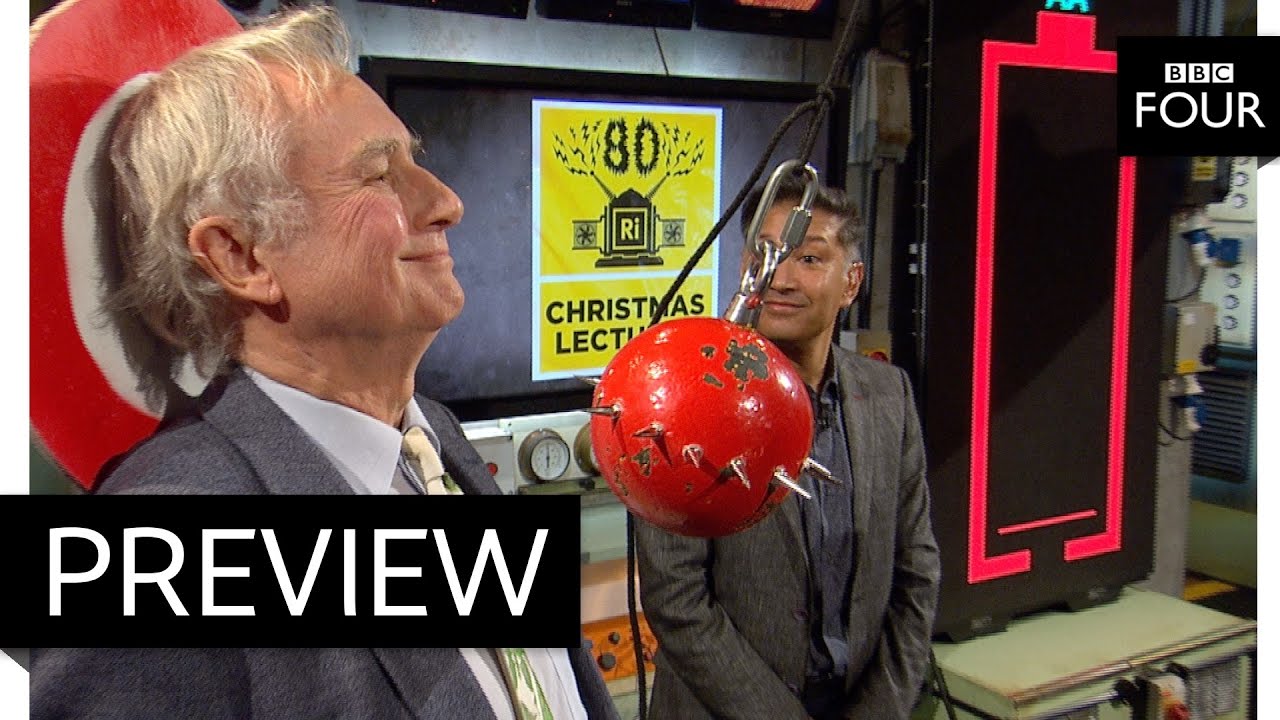 Richard Dawkins' pendulum ball demo – Royal Institution Christmas Lectures 2016: Preview – BBC Four